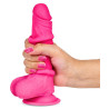 LIKETRUE Gode réaliste Slidy Cock 12.5 x 3.8cm Rose